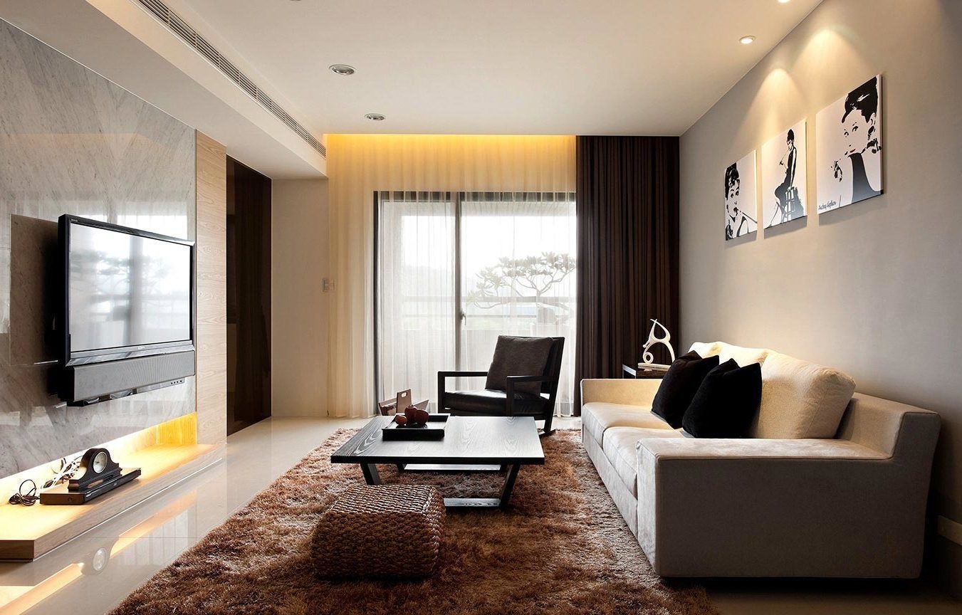 Dnevna soba u stilu minimalizma: savjeti za dizajn, fotografije u unutrašnjosti