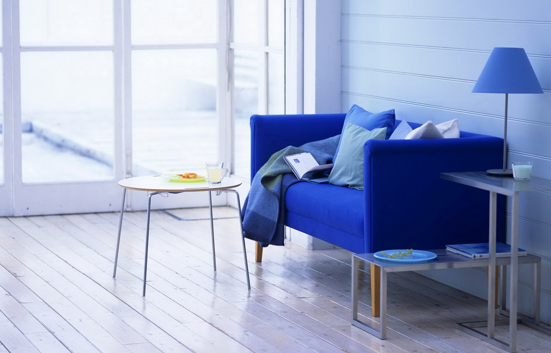 Интерьер в синих цветах: как создать гармоничное и стильное пространство (95 фото)