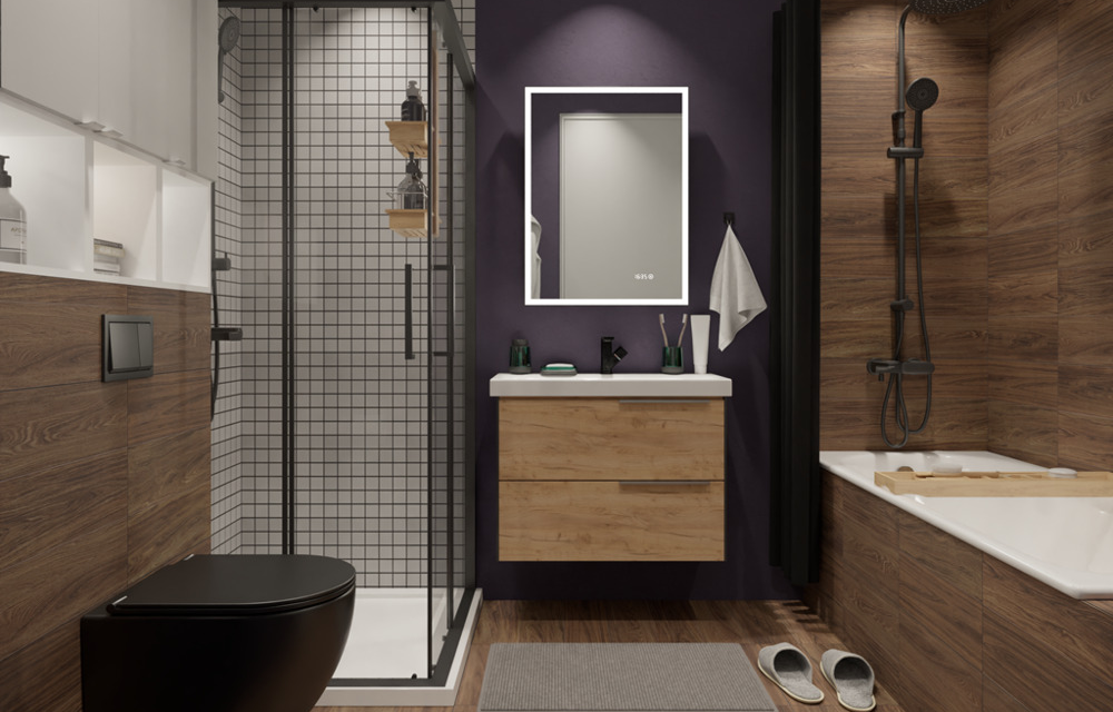 Готовые решения: 5 ванных комнат в стиле лофт — INMYROOM