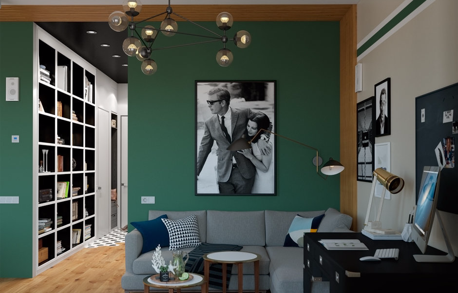 Как выбрать оптимальный цвет стен в гостиной: 50 фото и идей оформления