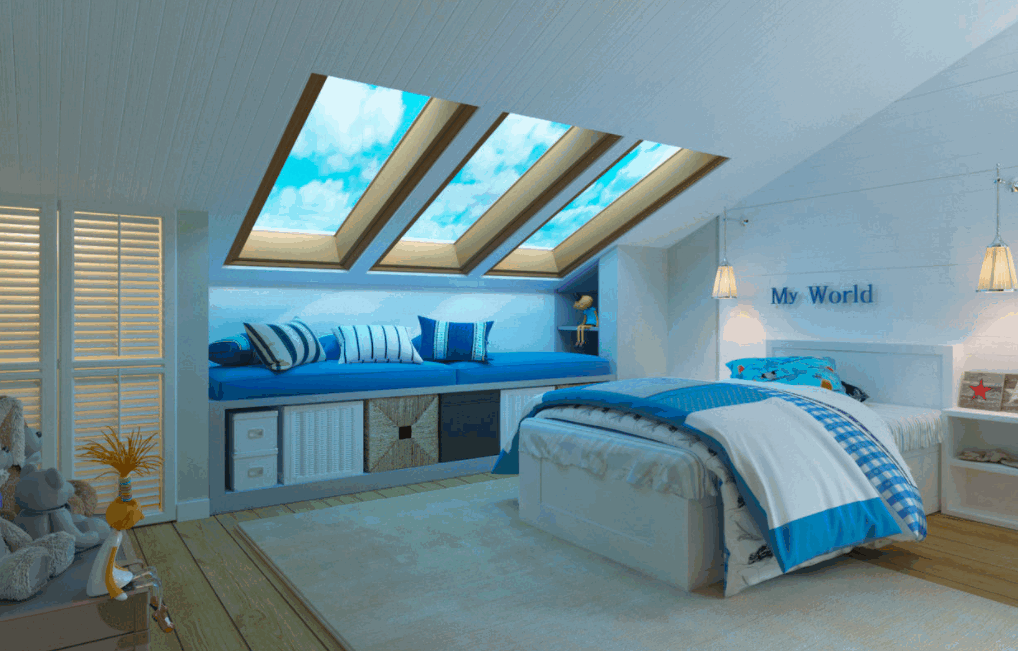 Спальня на мансарде: дизайн мансардной спальни на чердаке, варианты интерьера в разных стилях с фото