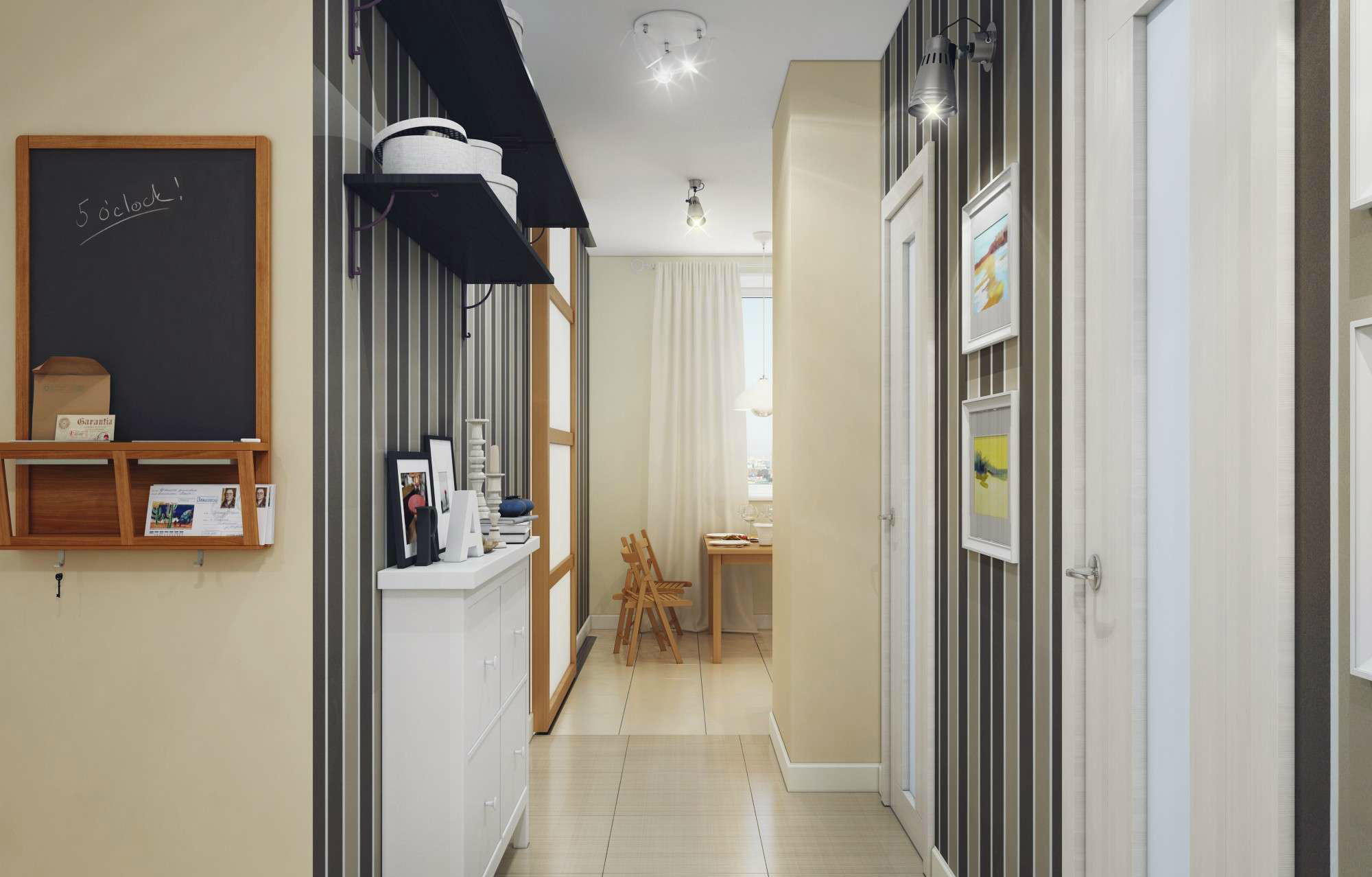 Дизайн узкого коридора в квартире - фото с практичными советами