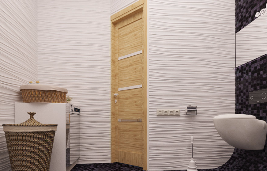 Отделка ванной комнаты пластиковыми панелями: фото вариантов дизайна —  INMYROOM